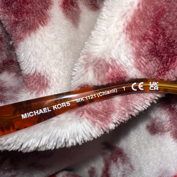 MICHAEL KORS MK1121 CHIANTI SUNGLASSES LIGHT GOLD BROWN GREY Gradient Mirror NIB main image 6
